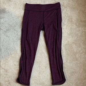 Free people movement plum leggings with cut outs women’s medium